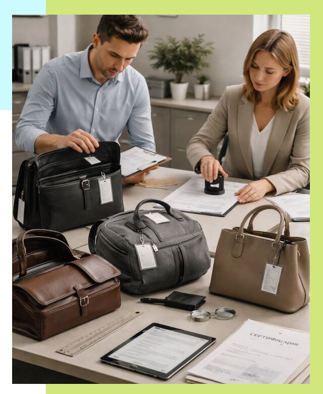 Сертификация сумок в Щёлкове от 7802 руб. | Алешин-Щлк