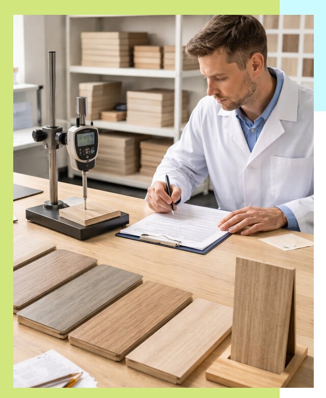 Сертификация ламината с испытаниями и оформлением документов в Щёлкове