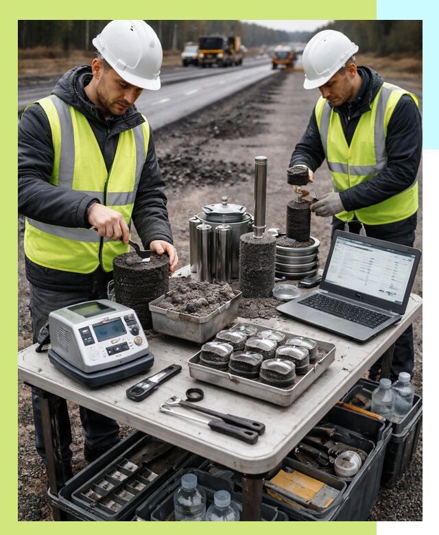 Сертификация асфальта: испытания и подтверждение в Щёлкове