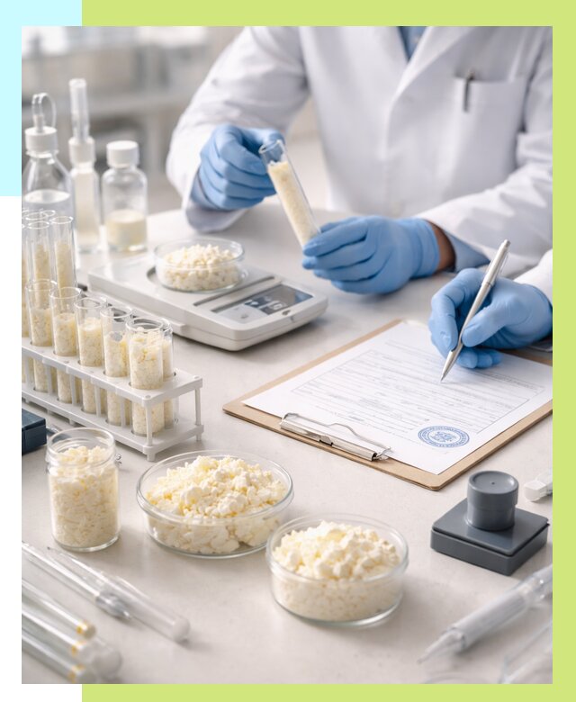 Сертификация творога в Щёлкове от 12484 р. под ключ | Алешин-Щлк