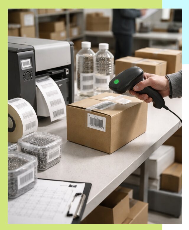 Штрихкодирование продукции и маркировка для продажи в Щёлкове