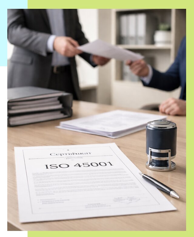Сертификат ISO 45001 в Щёлкове под ключ от 46814 р. | Алешин-Щлк